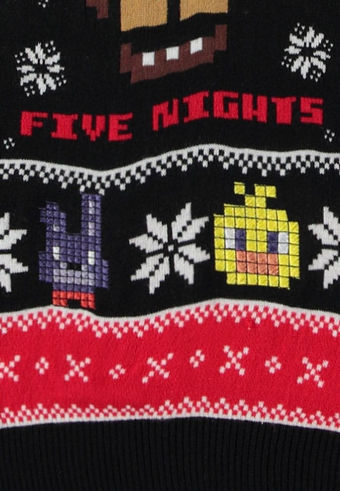 Five Nights at Freddy's Sweater Survived Five Nights (Christmas Jumper) Size XL