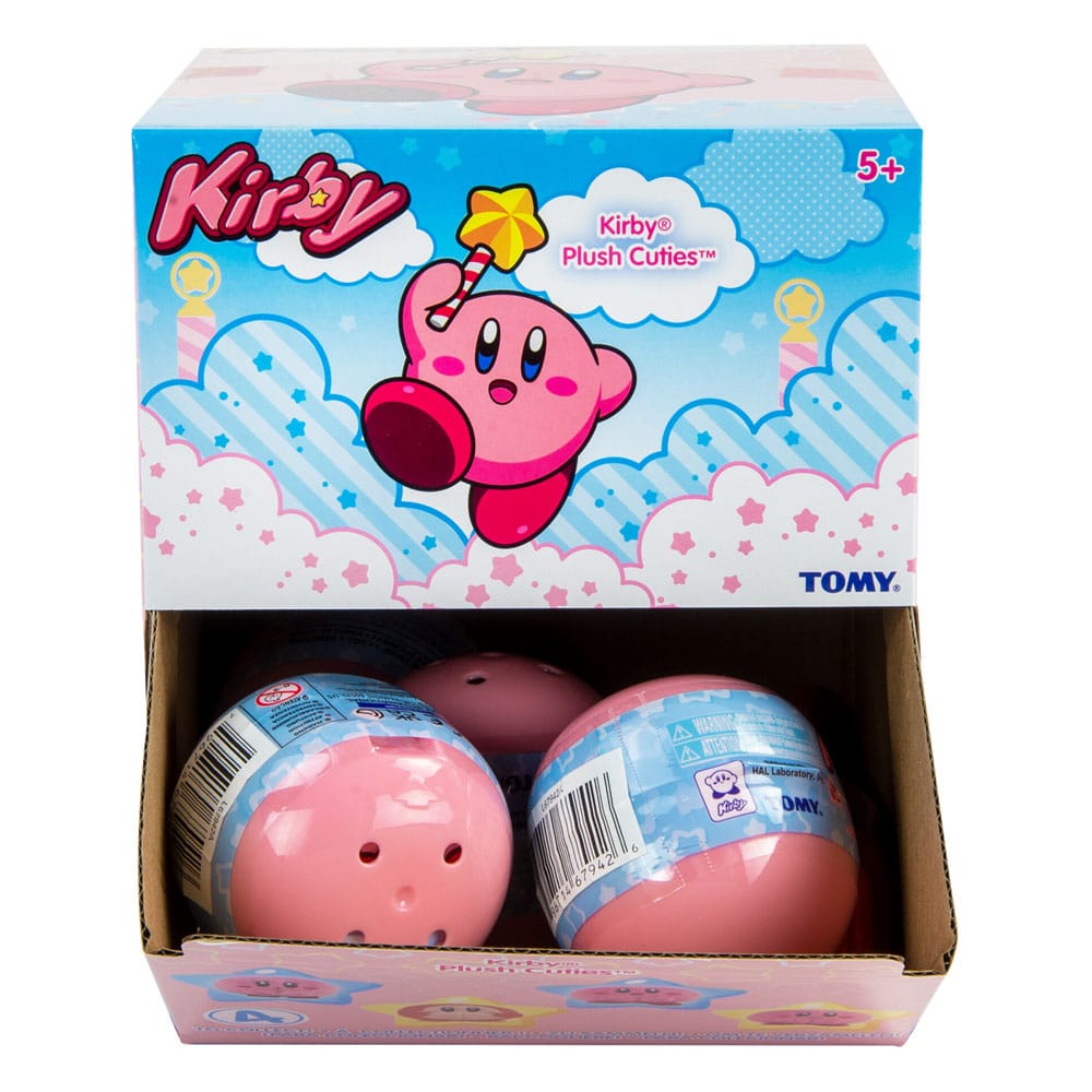 Kirby Cuties Mini-Plush Figure Mystery Capsule Display (12) 7 cm Tomy