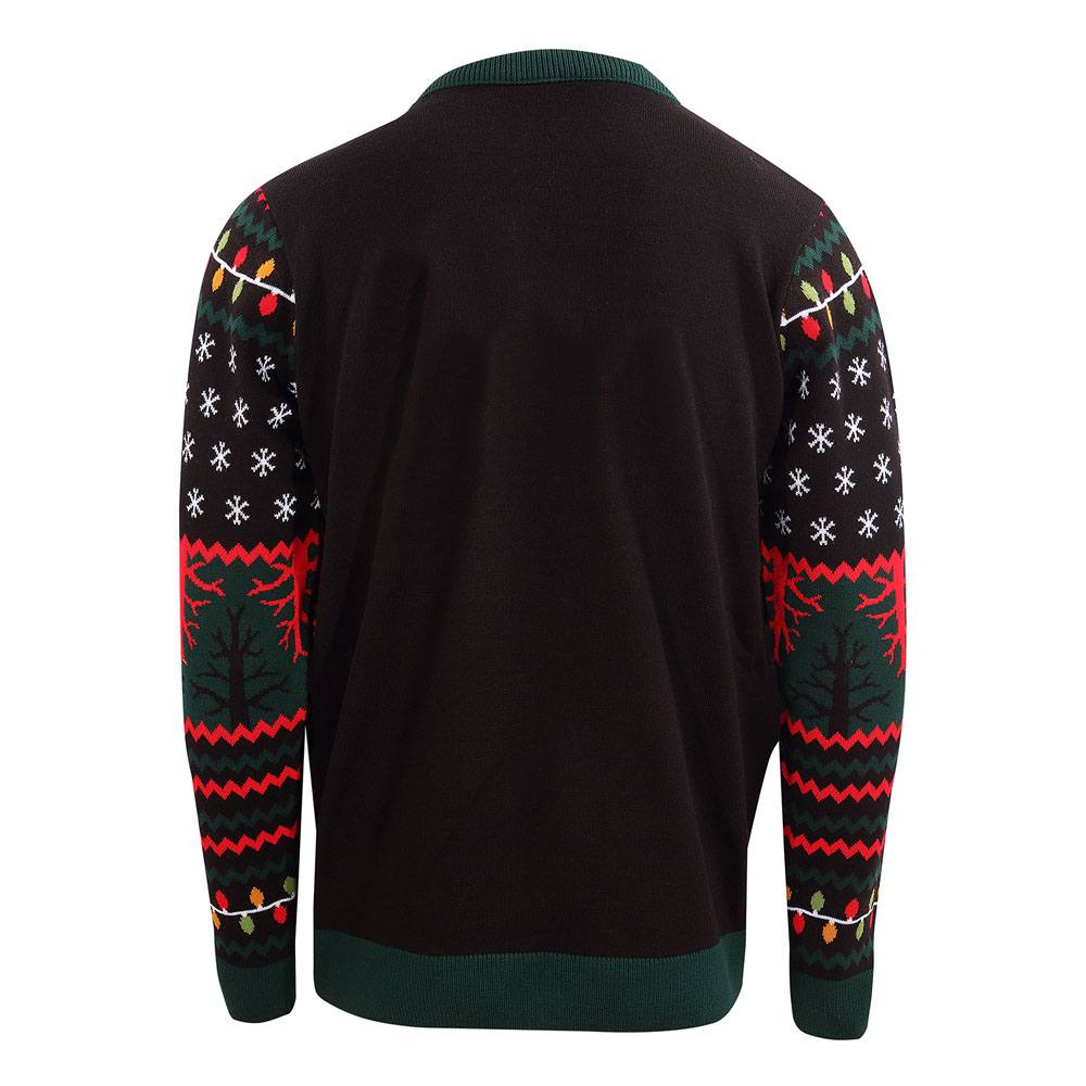 Stranger Things Sweatshirt Christmas Jumper Demogorgon Size L - FanofThings.co.uk