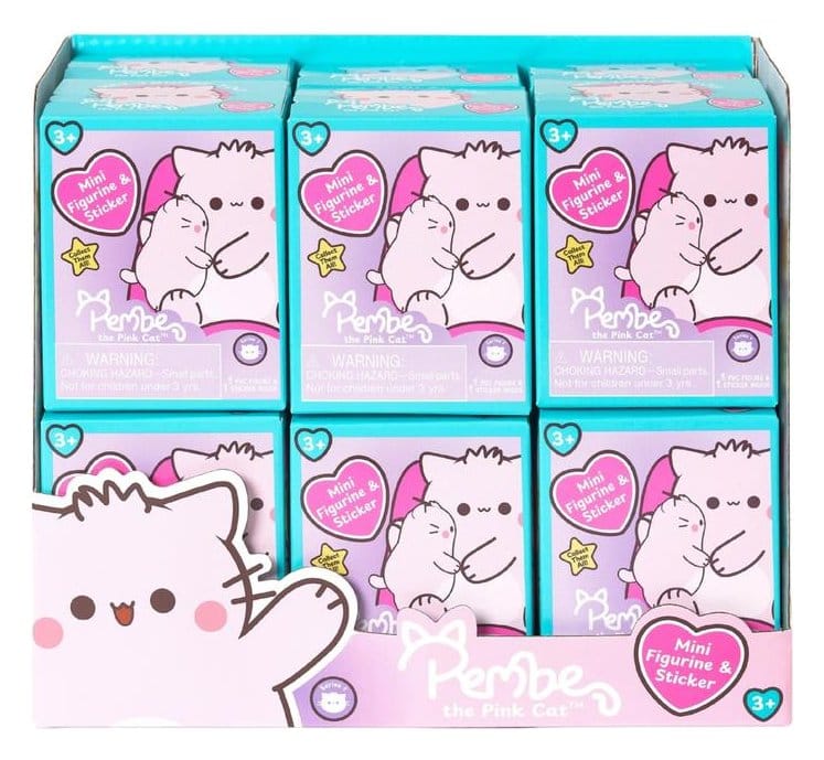 Pembe Mini Figure Blind Box Display 8 cm (12) License 2 Play Toys