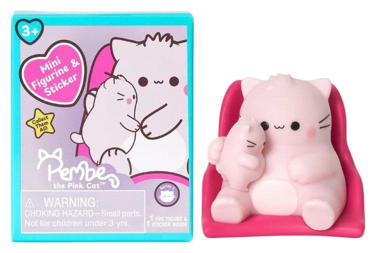 Pembe Mini Figure Blind Box Display 8 cm (12) License 2 Play Toys