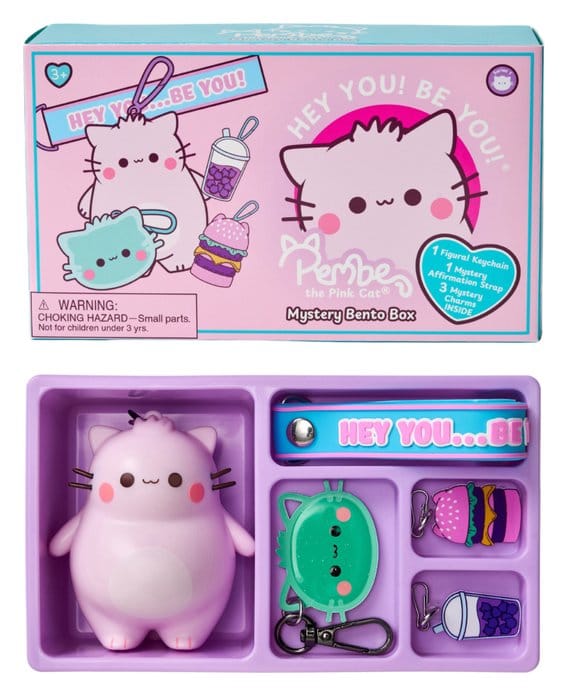 Pembe Keyrings Blind Box Bento Box Display 8 cm (8) License 2 Play Toys