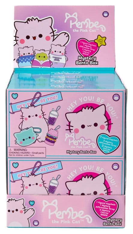 Pembe Keyrings Blind Box Bento Box Display 8 cm (8) License 2 Play Toys