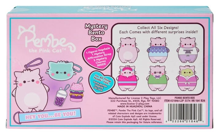 Pembe Keyrings Blind Box Bento Box Display 8 cm (8) License 2 Play Toys