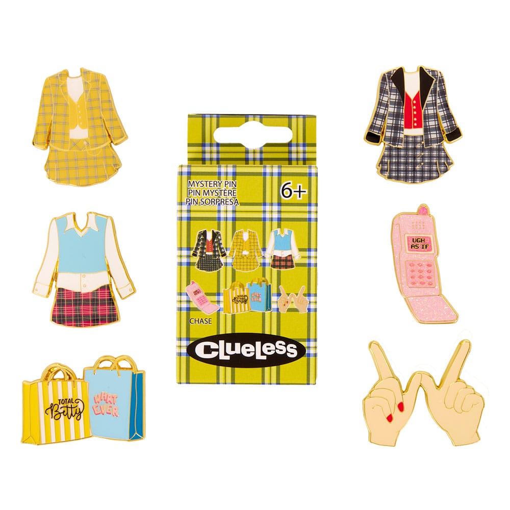 Paramount by Loungefly Enamel Pins Blind Box Clueless Assortment (12) - FanofThings.co.uk
