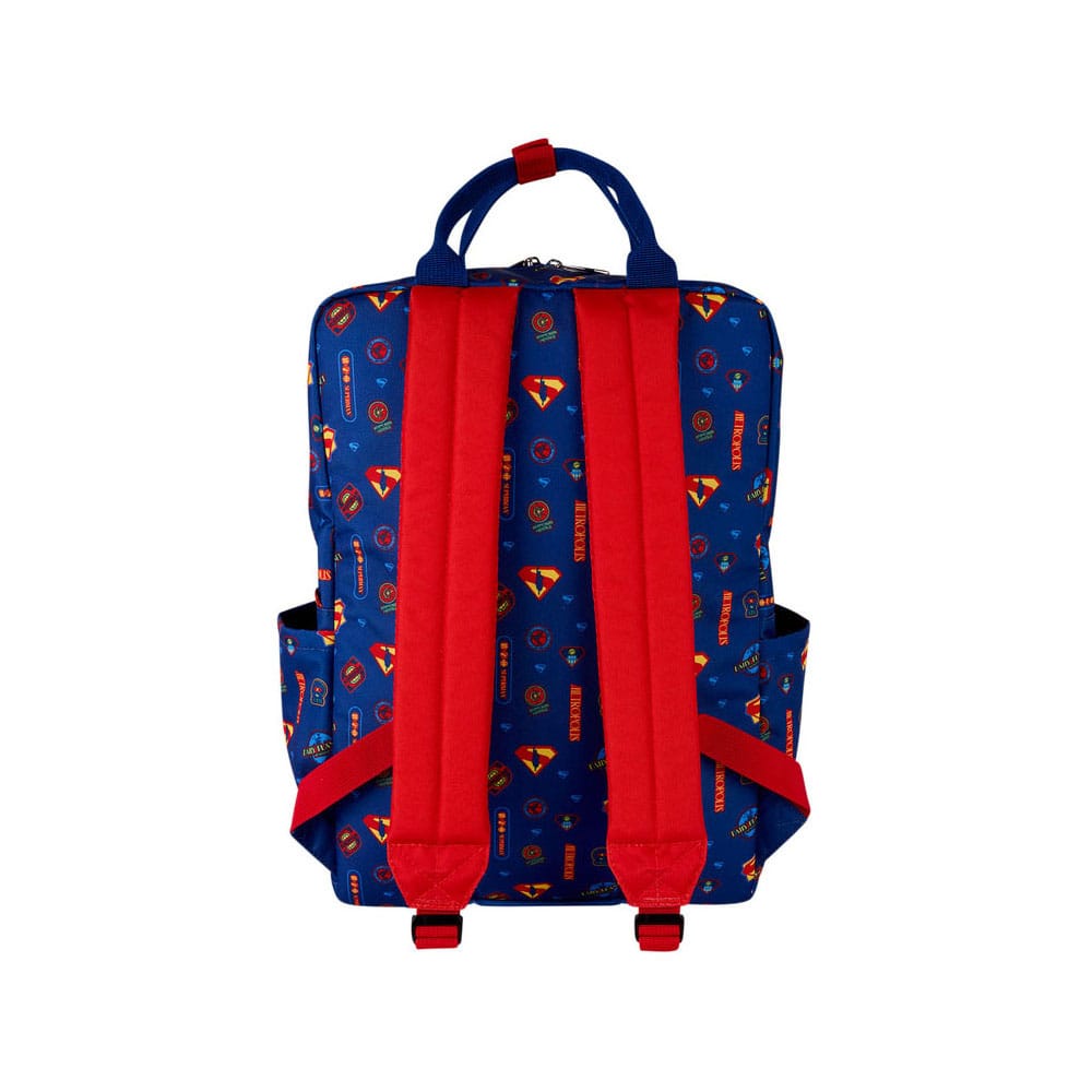 DC Comics by Loungefly Full-Size Nylon Backpack Superman - FanofThings.co.uk