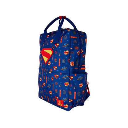 DC Comics by Loungefly Full-Size Nylon Backpack Superman - FanofThings.co.uk