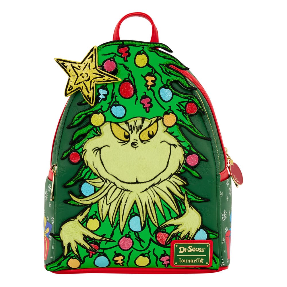 Dr. Seuss by Loungefly Mini Backpack Grinch Holiday Bags