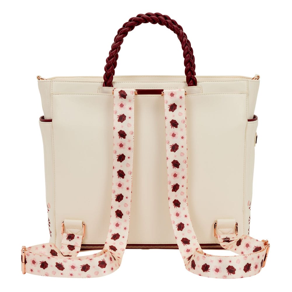 Loungefly Crossbody Bag Figural Cream & Red Floral