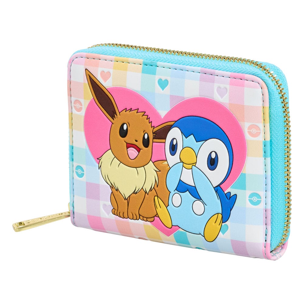 Pokemon by Loungefly Wallet Piplup and Eevee Friends
