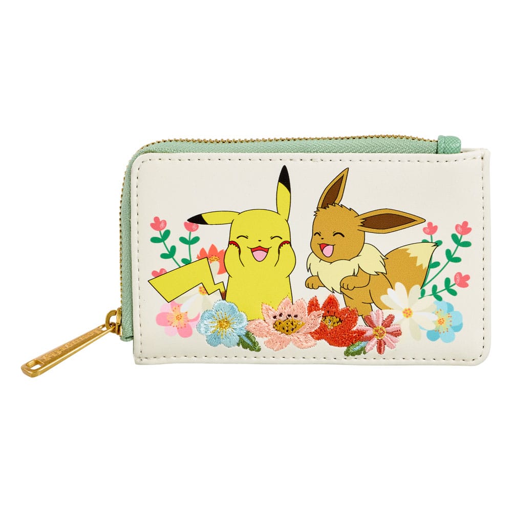 Pokemon by Loungefly Wallet Pikachu & Eevee Floral