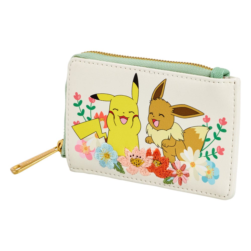 Pokemon by Loungefly Wallet Pikachu & Eevee Floral