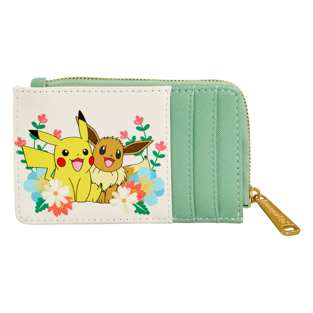 Pokemon by Loungefly Wallet Pikachu & Eevee Floral