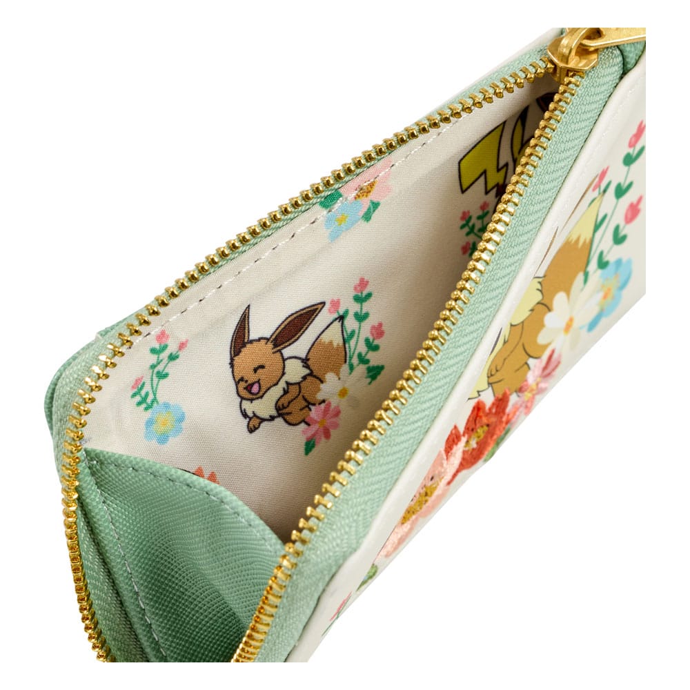 Pokemon by Loungefly Wallet Pikachu & Eevee Floral