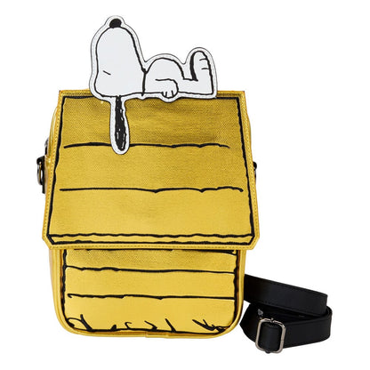 Loungefly Peanuts 75th Anniversary Snoopy Sleeping Doghouse Crossbody Bag 75th Anniversary