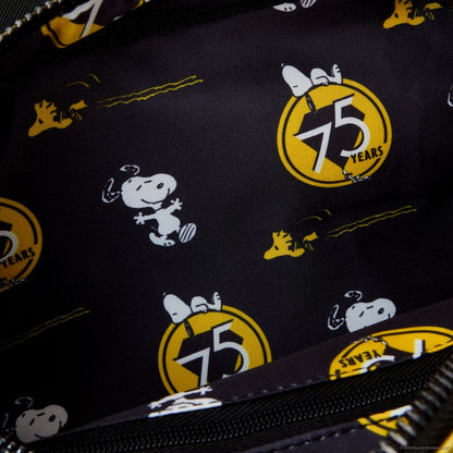 Loungefly Peanuts 75th Anniversary Snoopy Sleeping Doghouse Crossbody Bag 75th Anniversary