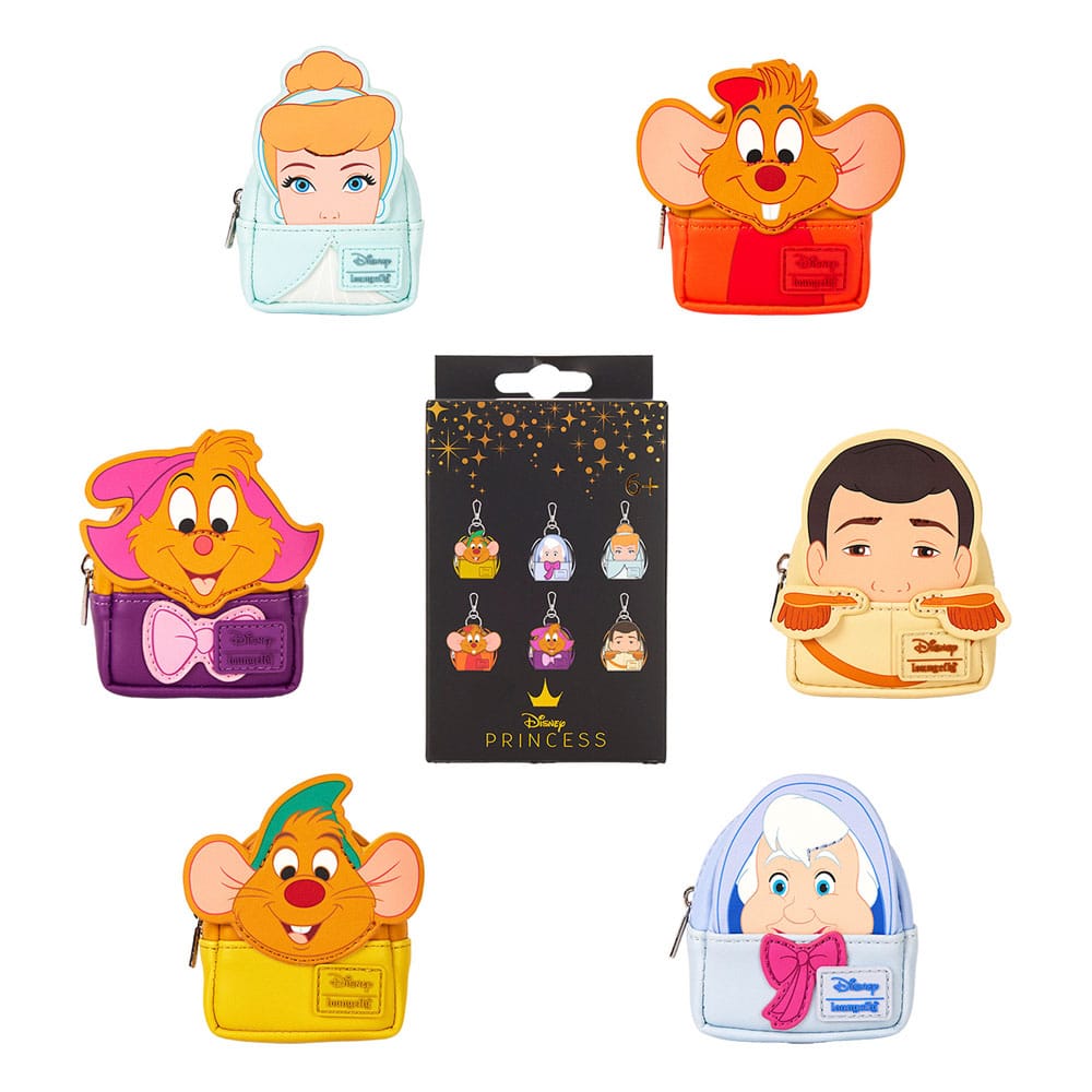 Disney Cinderella 75th Anniversary by Loungefly Bag Charm Mystery Box Display (15) Loungefly