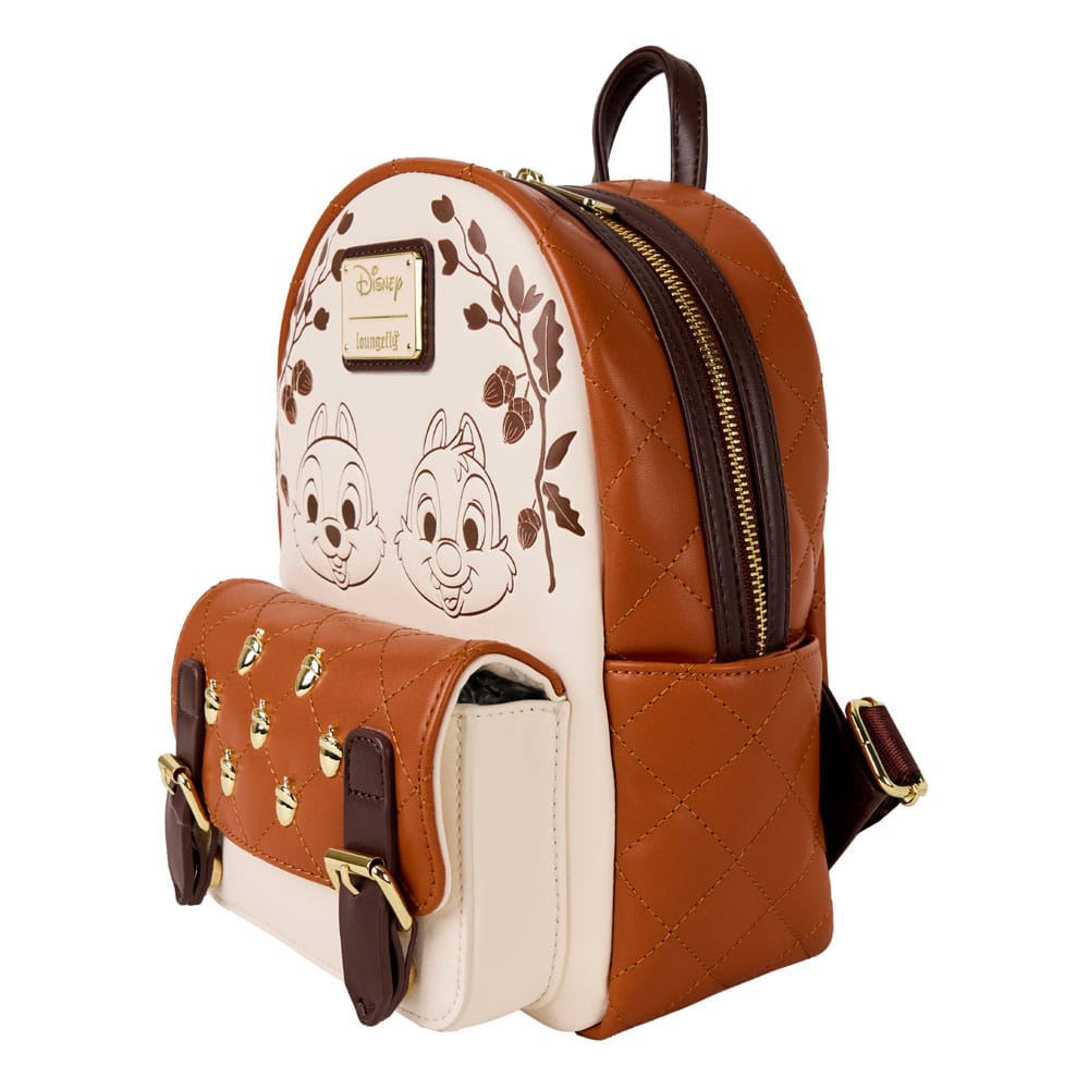 Disney by Loungefly Backpack Mini Quilted Chip and Dale