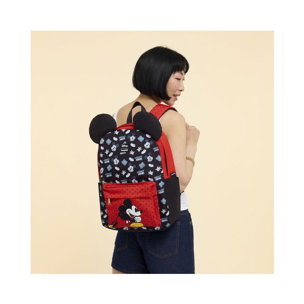 Disney by Loungefly Full-Size Nylon Backpack Mickey Mouse - FanofThings.co.uk