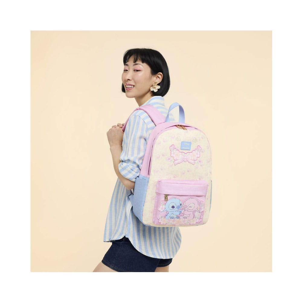 Disney by Loungefly Full-Size Nylon Backpack Lilo & Stitch - FanofThings.co.uk