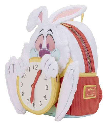 Disney by Loungefly Mini Backpack Alice in Wonderland White Rabbit
