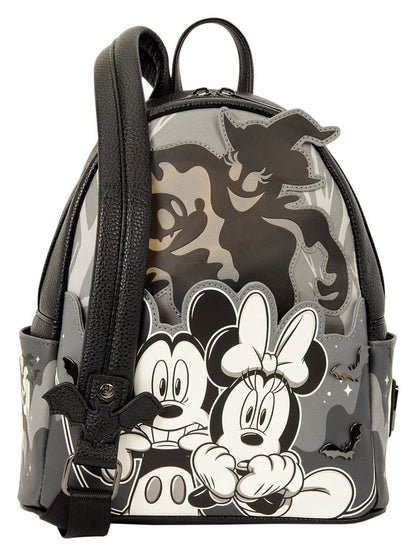 Mickey & Minnie by Loungefly Mini Backpack Ghost Light Up Glow