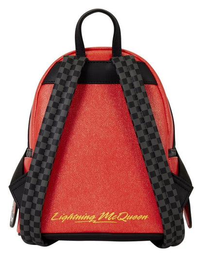 Cars by Loungefly Mini Backpack 20th Anniversary Lightning McQueen Metallic LightUp