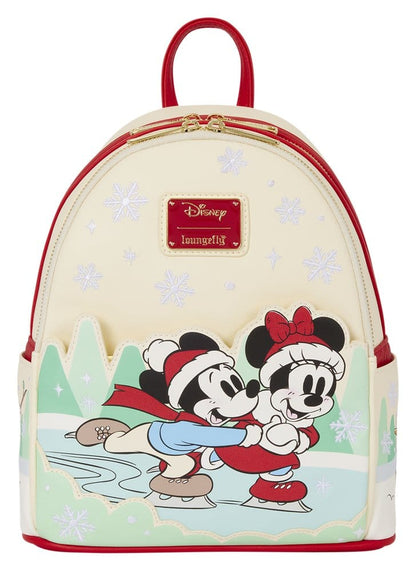 Mickey & Friends by Loungefly Mini Backpack with Headband Holder Ice Skating