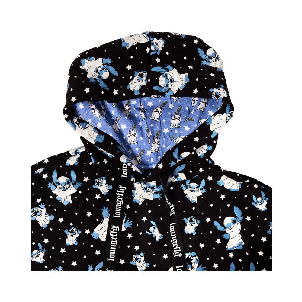 Lilo&Stich by Loungefly hooded jacket Ghost  Size XL
