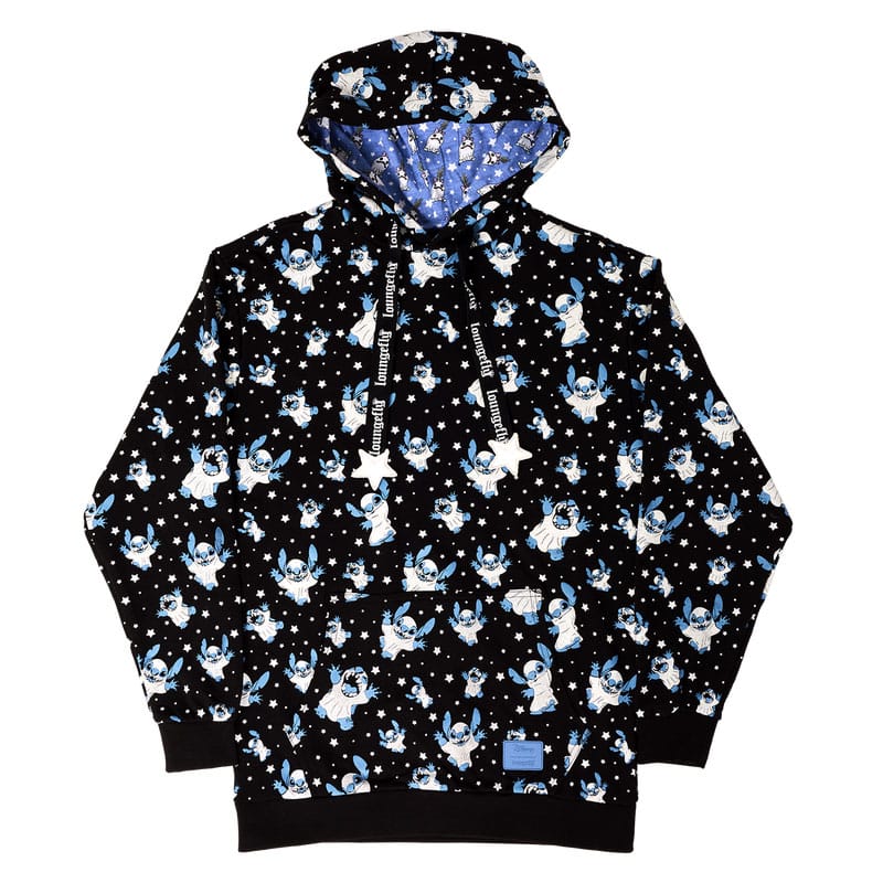 Lilo&Stich by Loungefly hooded jacket Ghost  Size XL