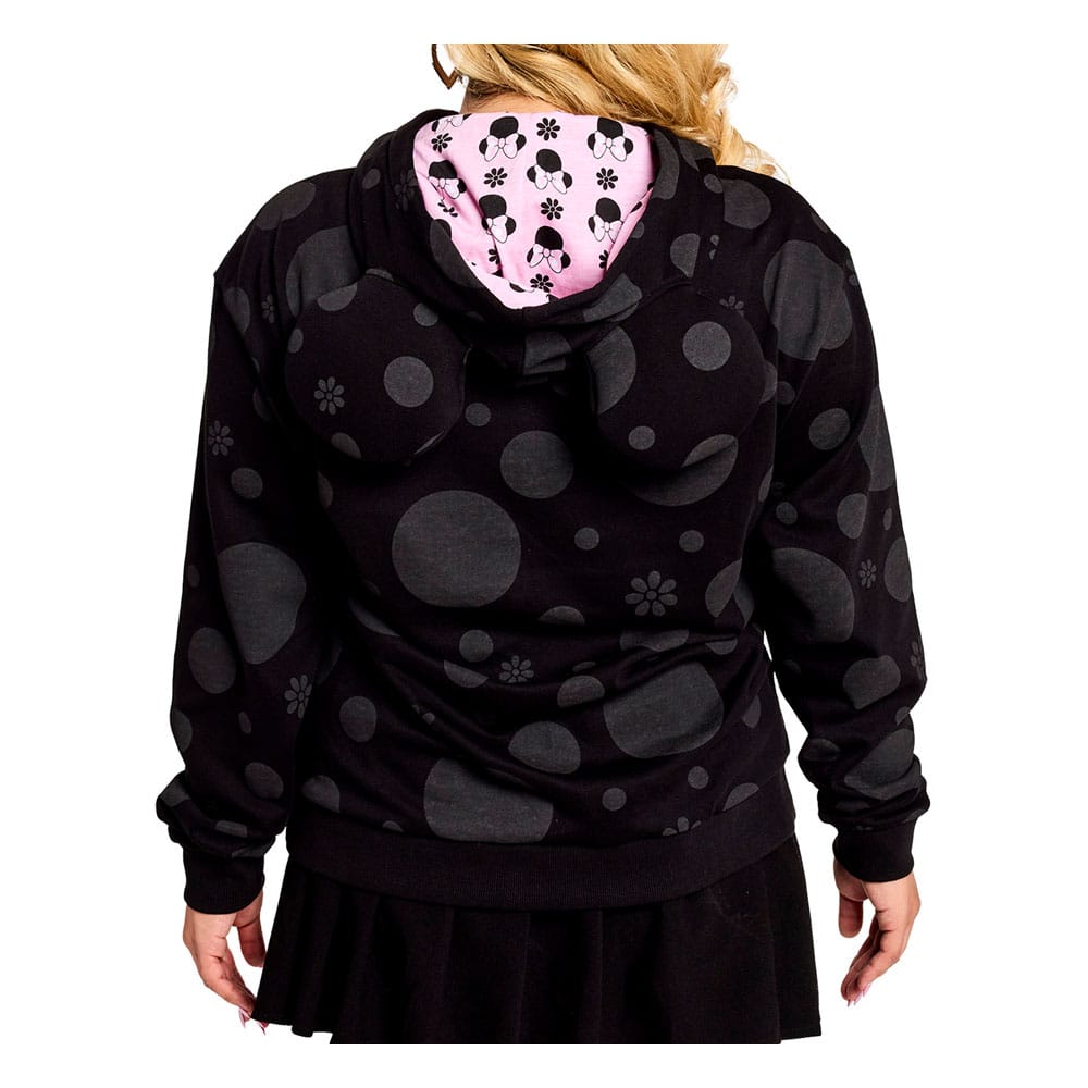 Disney by Loungefly Hoodie Sweater Unisex Minnie Rocks the Dots Florals Loungefly