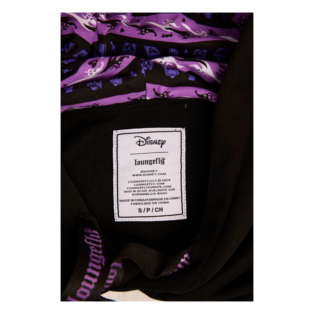 Nightmare Before Christmas by Loungefly Hoodie Sweater Zero Hearts  Size M Loungefly