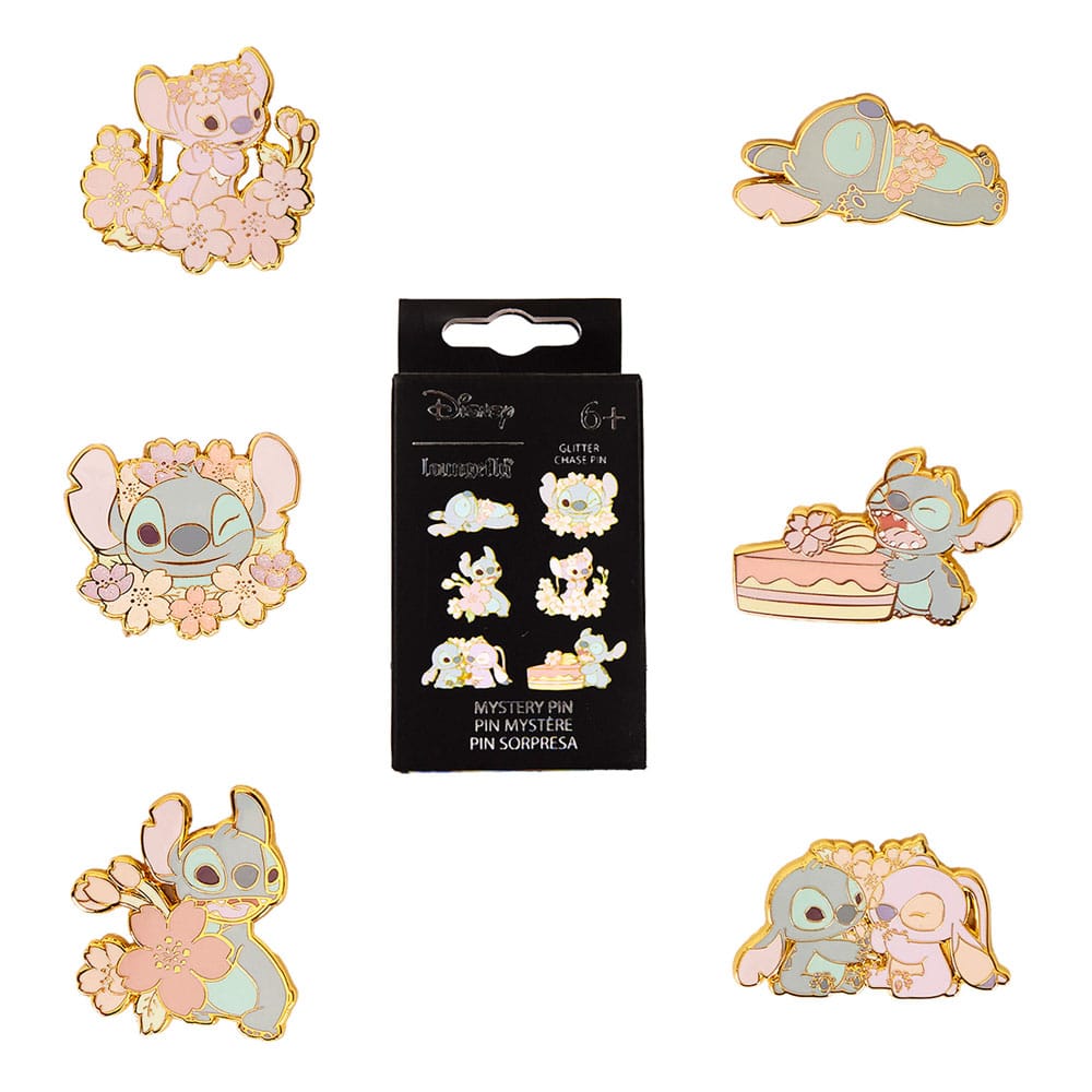 Disney by Loungefly Enamel Pins Blind Box Cute Stitch Assortment (12) Pins & Brooches