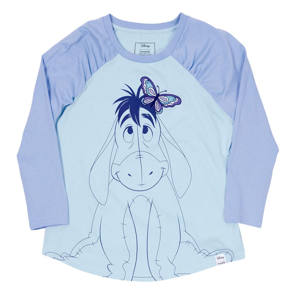 Winnie the Pooh by Loungefly Tee T-Shirt Unisex Eeyore Shirred Raglan Size XXL T-shirts