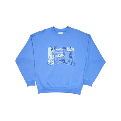 Disney by Loungefly Sweatshirt Unisex Dogs & Cats Oversized Crewneck Sweaters