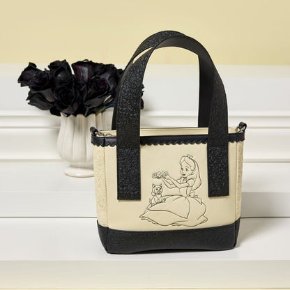 Alice in Wonderland Mini Tote Crossbody Bag