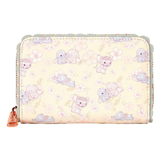 Disney by Loungefly Wallet Cute Stitch Cherry Blossom