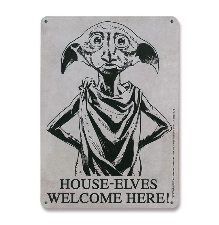 Harry Potter Tin Sign House-Elves 15 x 21 cm Tin signs