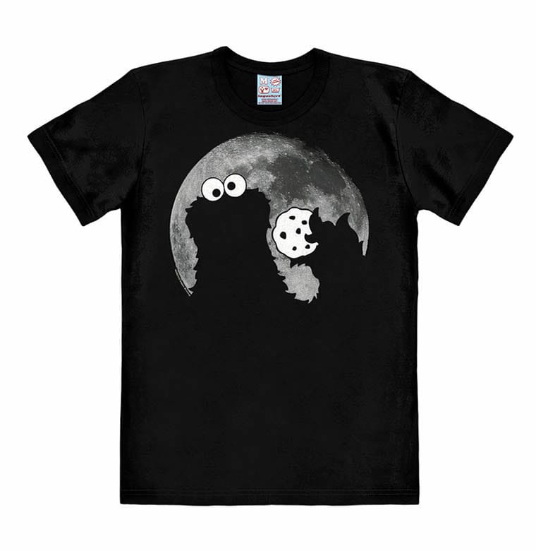 Sesame Street Easy Fit T-Shirt Cookie Monster - Moon Size L T-shirts