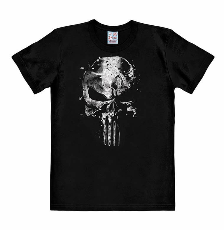 Marvel Easy Fit T-Shirt Punisher - Mercury Skull Size L T-shirts