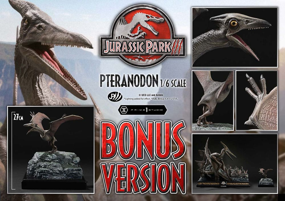 Jurassic Park III Legacy Museum Collection Statue 1/6 Pteranodon Bonus Version 68 cm - FanofThings.co.uk
