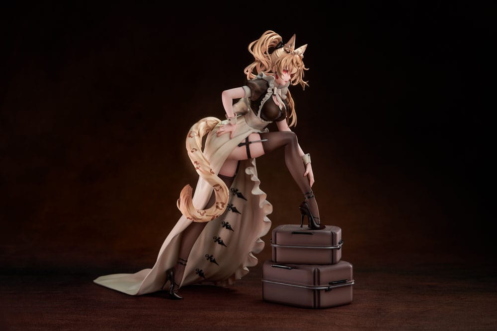 Original Character PVC Statue 1/4 Battle Maid Different Species Leopard Cat Maria 40 cm Magi Arts