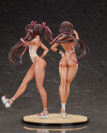 Taimanin RPG Set of 2 PVC Statue 1/6 Adult Yukikaze and Young Yukikaze Swimsuits Ver. 28 cm Magi Arts