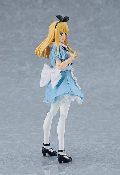 Original Character Figma Action Figure Female Body (Alice) with Dress and Apron Outfit 13 cm Action figures