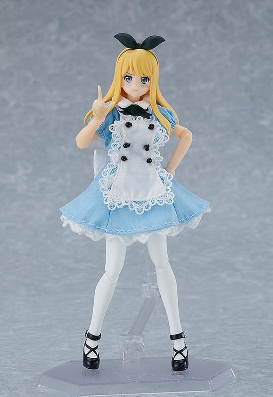 Original Character Figma Action Figure Female Body (Alice) with Dress and Apron Outfit 13 cm Action figures