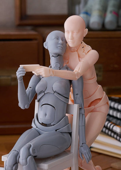 Figma Action Figure Nishimura Style Drawing Doll Olive Gray 21 cm