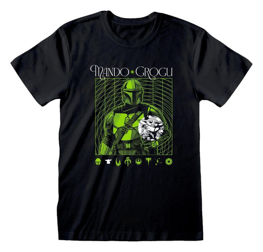 Star Wars The Mandalorian T-Shirt Handover Green Size S