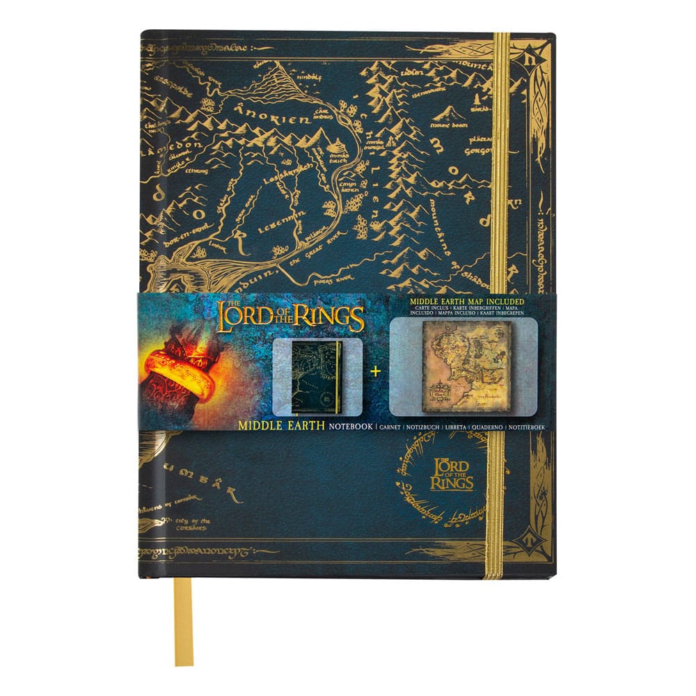 Lord of the Rings Notebook Map of Middle Earth Cinereplicas