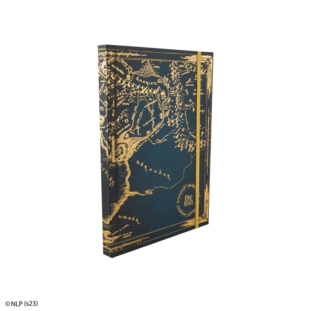 Lord of the Rings Notebook Map of Middle Earth Cinereplicas
