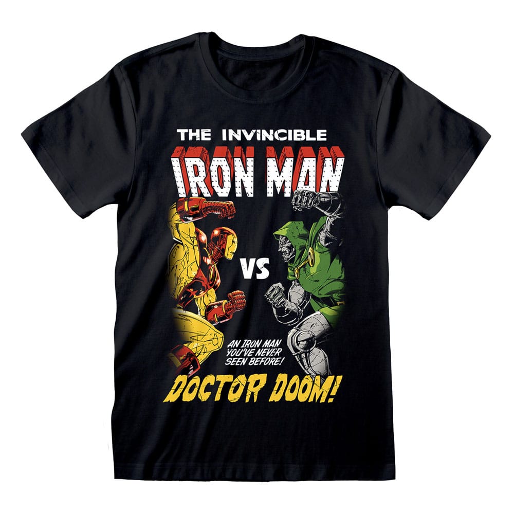 Marvel T-Shirt Iron Man vs Doom Size M T-shirts